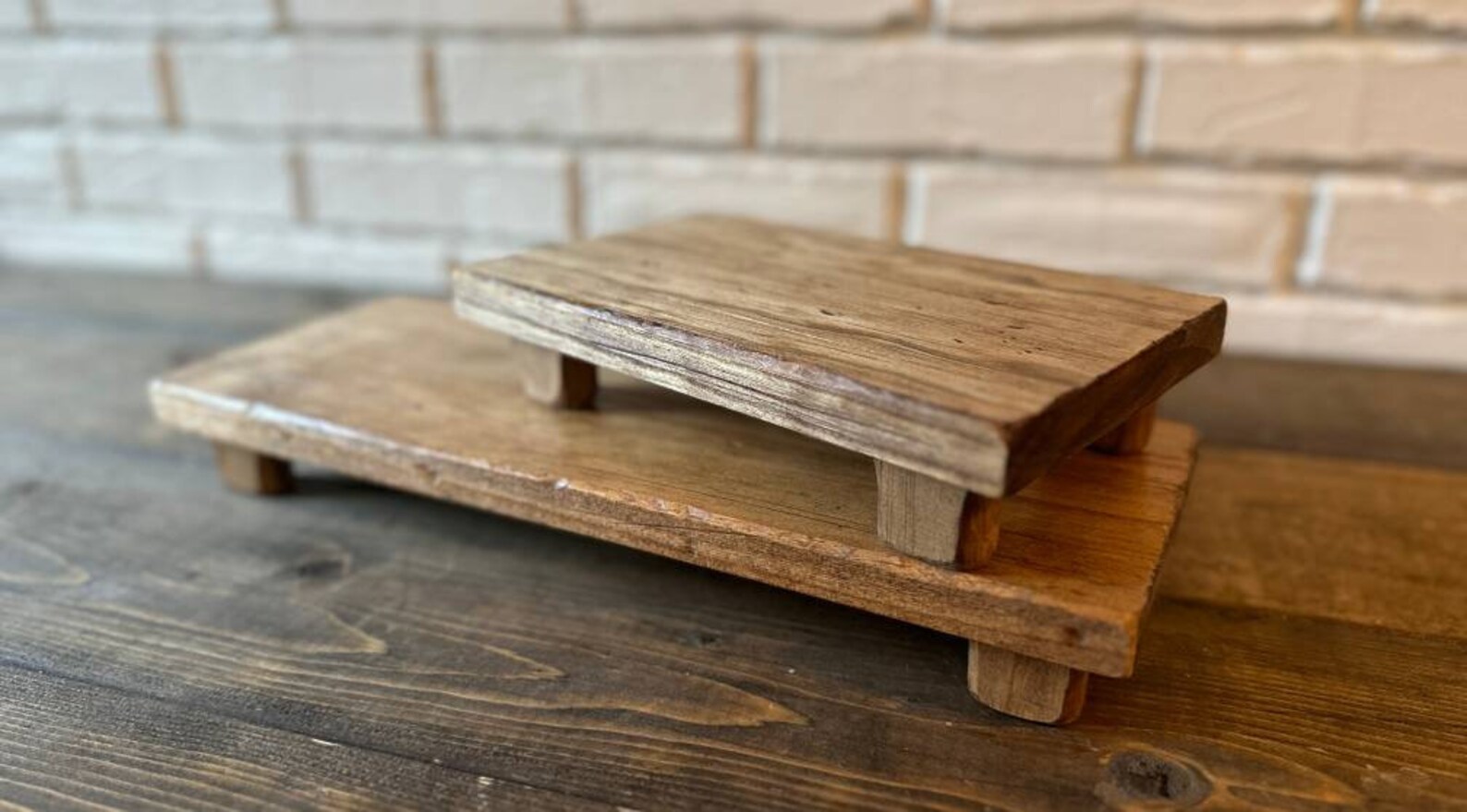 The Old Wood Riser, Rustic Wood Riser, Farmhouse Riser, Wood Stand ...
