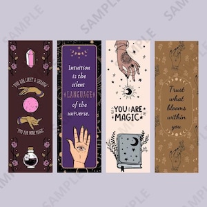 Digital printable bookmarks