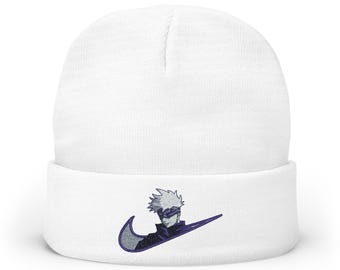 Gorro de punto bordado con estilo, gorro de invierno acogedor, accesorio de moda unisex, regalo para él o para ella, estilo urbano urbano, ideal para clima frío [...]