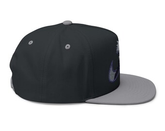 Gorra plana bordada con estilo: accesorio moderno para amantes de la moda, regalo de cumpleaños, accesorio de ropa urbana, gorra deportiva.
