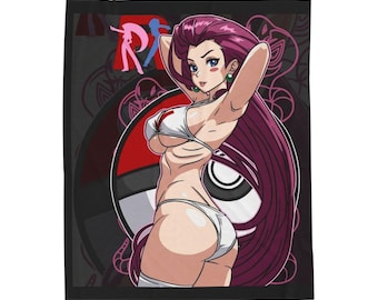 Manta de terciopelo con temática de anime, acogedora, regalo para amantes del anime, decoración del hogar, manta suave para todas las estaciones.