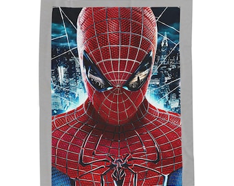Manta de felpa de terciopelo de Spider-Man / Acogedora manta de Marvel para niños y fanáticos de los superhéroes / Regalo perfecto para cumpleaños, festividades, decoración del hogar, [...]