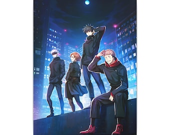 Impresión en lienzo de arte de anime, decoración de dormitorio, regalo para fanáticos del anime, arte de pared para el hogar, decoración única de la habitación