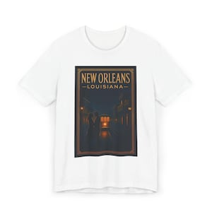 アールデコ ゴールド ブラック ニューオーリンズ レディース Tシャツ、ユニセックス Tシャツ、グラフィック Tシャツ、ルイジアナ シャツ、ジャズ フェスティバル トップ