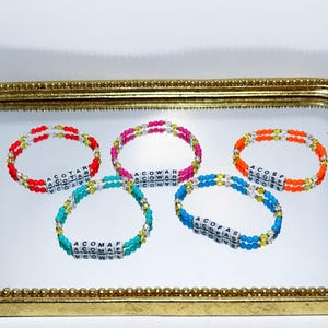 Acotar Bookish Bracelet Pack