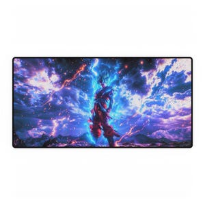 Goku Desk Mats - Anime Keyboard Pad, Gaming Mouse Mat, Dragon Ball Room Decor, Desk Accessories, Office Desk Supplies