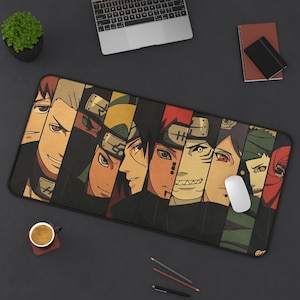 Anime Desk Mat: Neoprene Gaming Mouse Pad, Otaku Office Decor