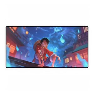Anime Luffy Desk Mat: Gaming Mouse Pad, Home Office Decor