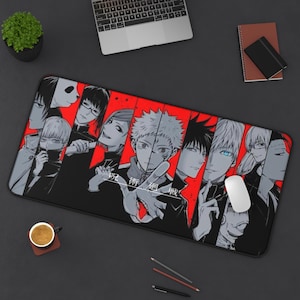 Anime Desk Mat: Neoprene Gamer Mouse Pad, Stylish Office Decor