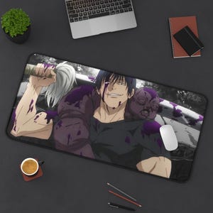 Anime Desk Mat: Neoprene Gaming Mouse Pad, Non-Slip Workstation Decor
