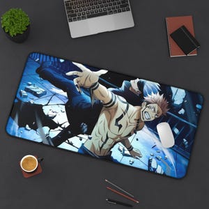 Anime Desk Mat: Neoprene Mouse Pad, Gaming & Office Decor