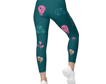Leggings con bolsillos - Energía Verde