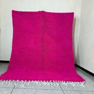 Custom pink rug - Moroccan pink rug -  beni ourain rug - Handmade pink rug - Tapis berber - Wool rug - rug for living room