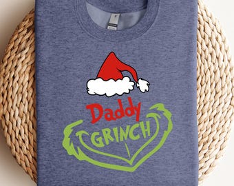 Grench Family Christmas Sweatshirt,Custom Name Grench Family Tshirt,Xmas Family Shirt,Funny Grench Gift,Merry Christmas Hoodie,Christmas Tee