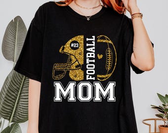 Football Mom Shirt, Football Season Mama Tee, Game Day Cheer Mom Gift, Personalized Football Shirt, Unisex Tee ,Gift For Football Mom,Hoodie