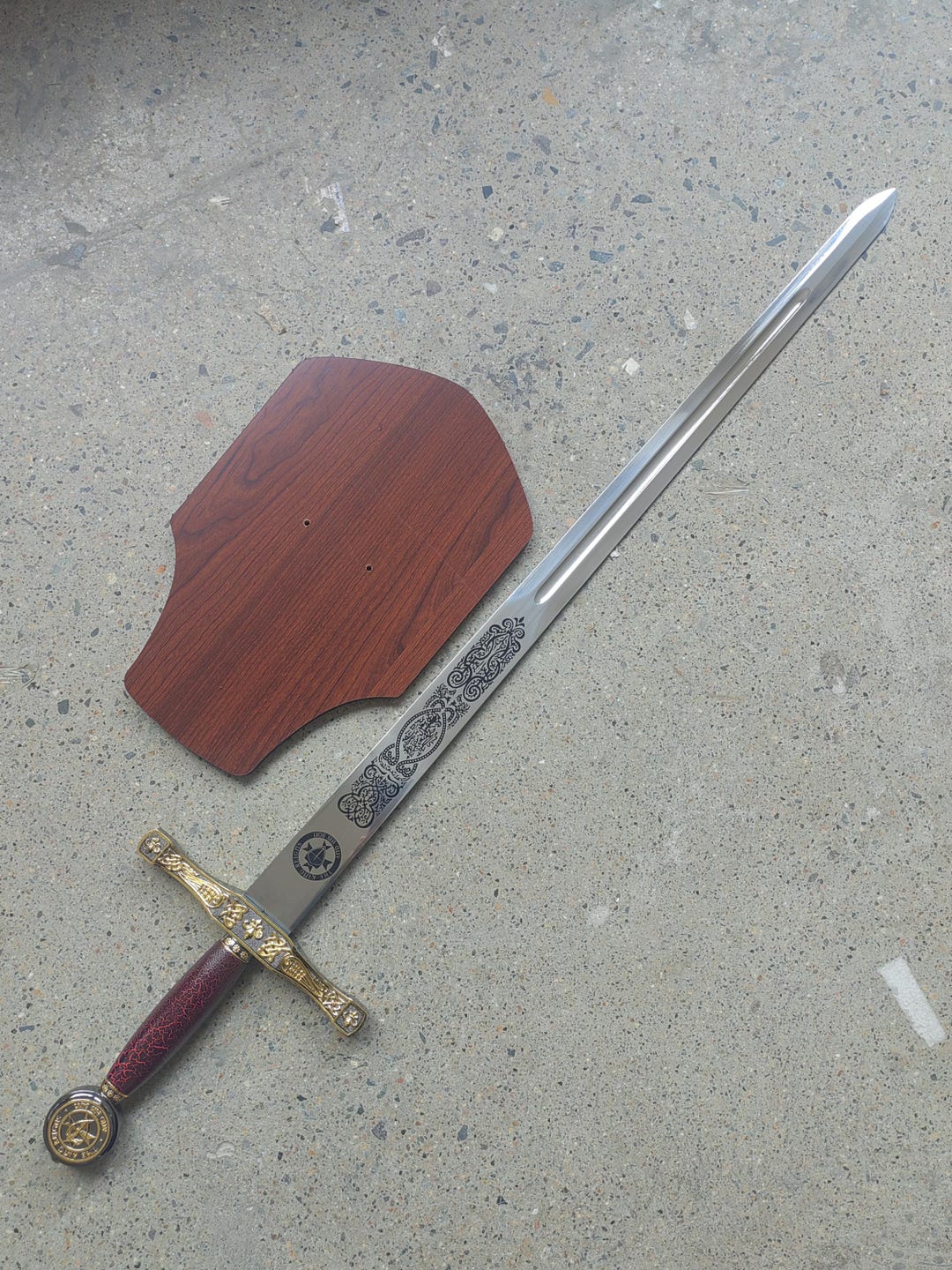 King Arthur Greatsword Sword Blade Metal Cosplay Weapon Prop Replica ...