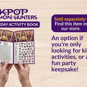 K-Pop Demon Hunters Birthday Party Game Pack - 20 Printable Activities image 8