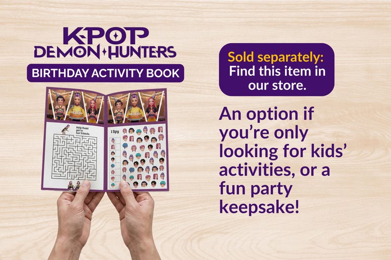 K-Pop Demon Hunters Birthday Party Game Pack - 20 Printable Activities image 8