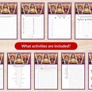 K-Pop Demon Hunters Birthday Party Game Pack - 20 Printable Activities image 5