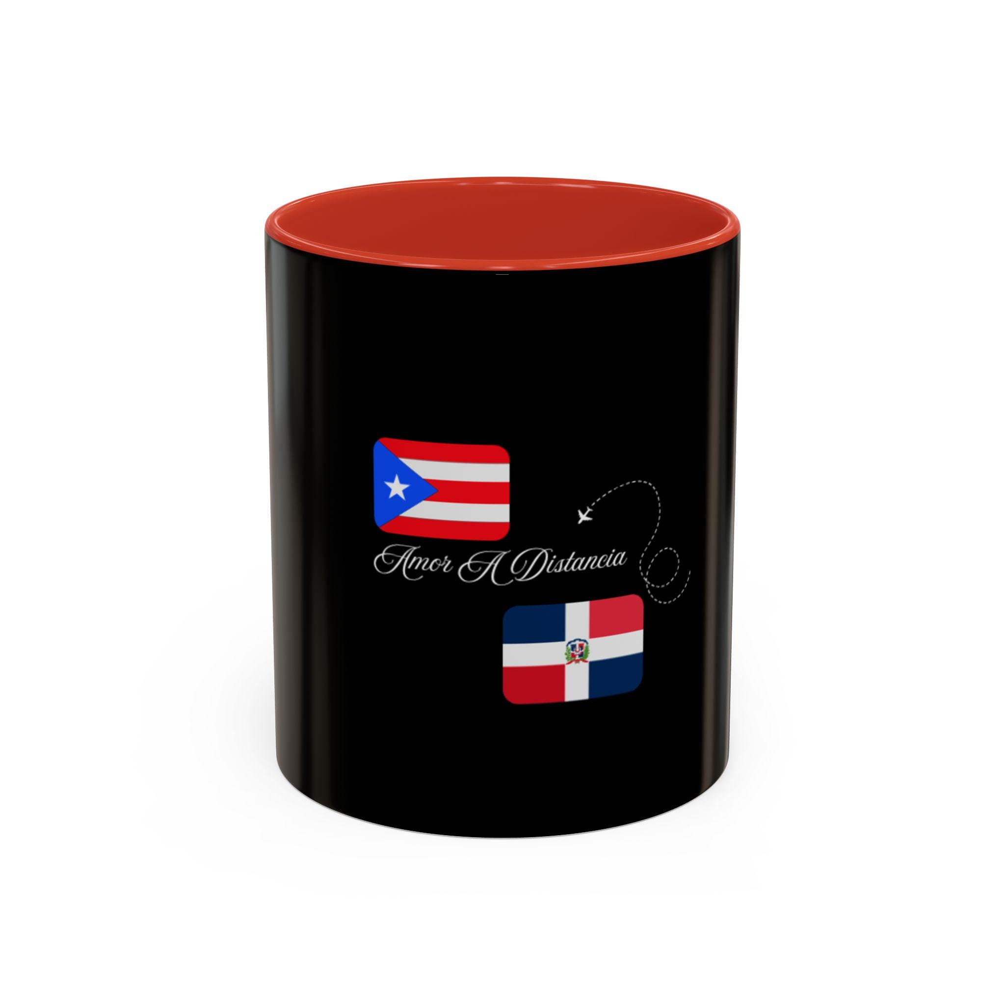 Innere A Distancia Akzent-Kaffeetasse -Puerto Rico & Dominikanische Republik Design für Kaffeeliebhaber