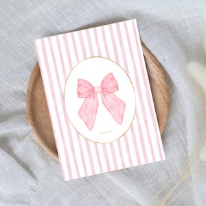 Rosa kristen väggkonsttryck: Rubiner och band Rosett Poster (digital nedladdning)