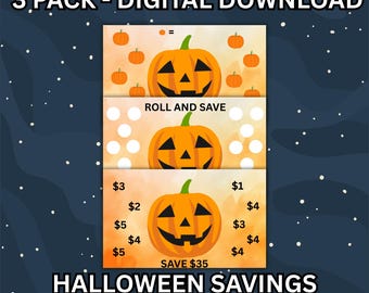 Fall Savings Challenge Bundle: Printable Budget Trackers (A6 Digital Download)