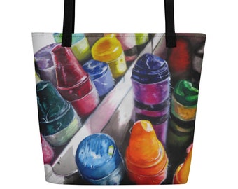 Crayons Tote Bag