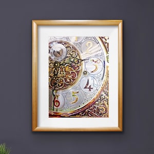 Grandfather Clock Giclee Art Print, Unframed, 8 x 10 inches