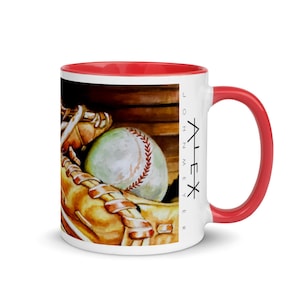 Baseball Art Mug