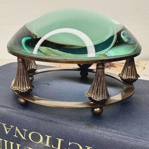 Brass Magnifying Glass: Vintage Desk Decor, Collector&#39;s Gift