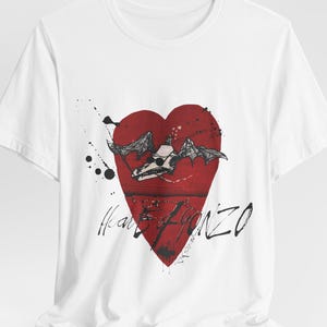 Gonzo Tee, Hunter S Thompson, Ralph Steadman Inspired Design, Unisex T-Shirt, Heart of Gonzo Shirt, Fear and Loathing Tee,