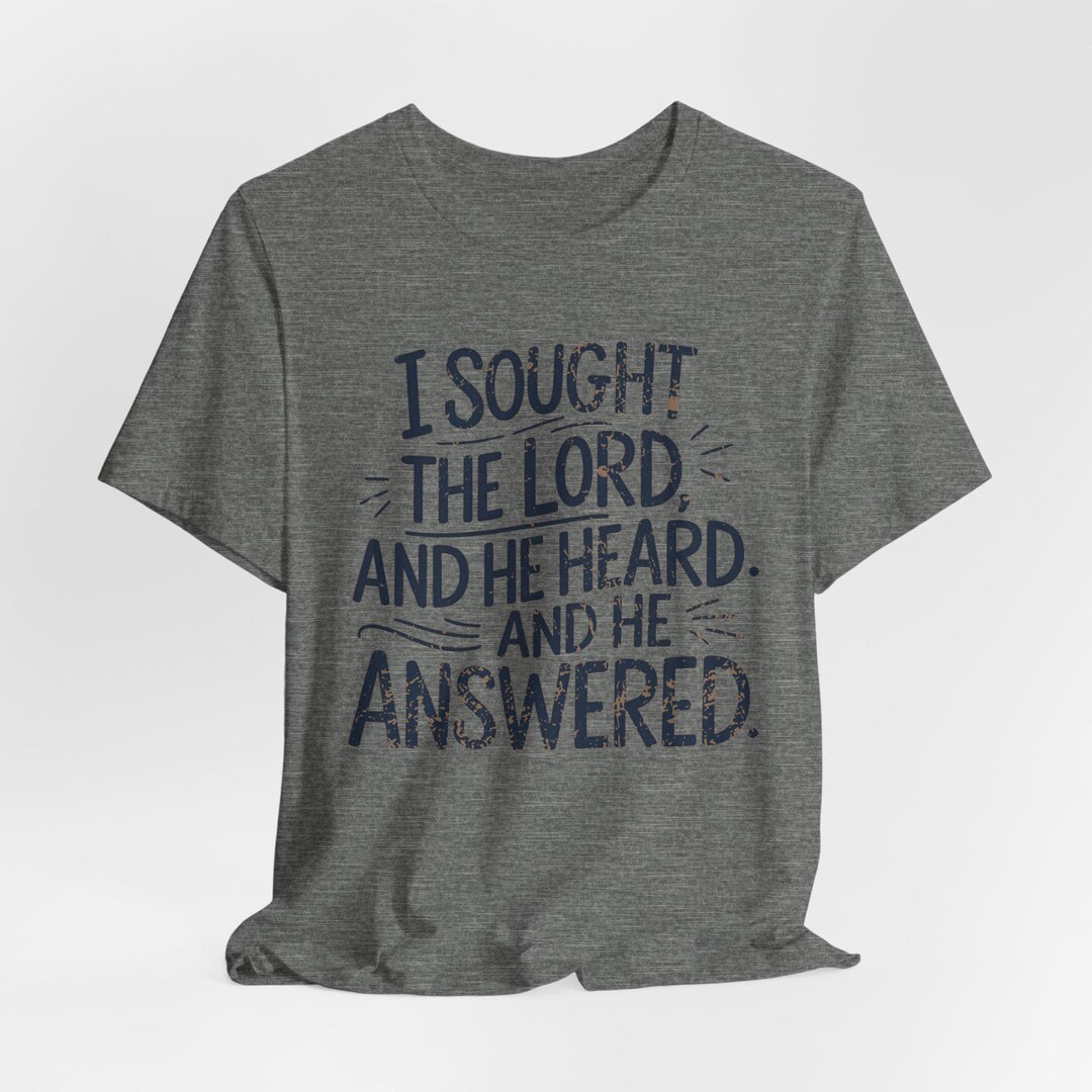 I Sought The Lord Graphic Tee main image 1