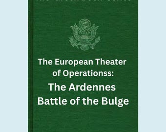 WWII History. Ardennes Battle of the Bulge Green Book.  (Digital Download)