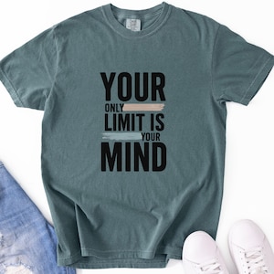 Motivational Quote Sweatshirt: Positive Thinking Graphic Crewneck