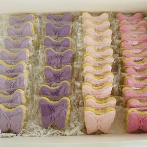 Custom Sugar Cookies, Butterfly Themed, Bee and Daisy Themed