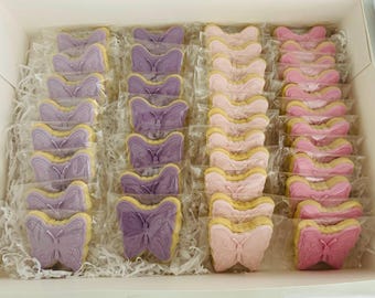 Custom Sugar Cookies, Butterfly Themed, Bee and Daisy Themed