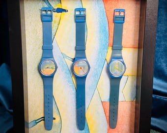 Very Rare Swatch MAXI MGZ001 Folon | 2m Long Large Wall