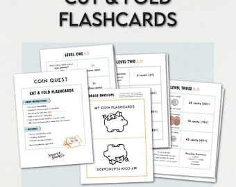 Learn U.S. Coins – Printable Flashcards for Kids – Activity Based Learning (Ages 5-8)