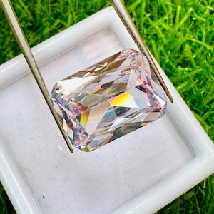 Oval Faceted Yellow Zircon Gemstone, Loose Stone (17x12x6)MMFather's day gift