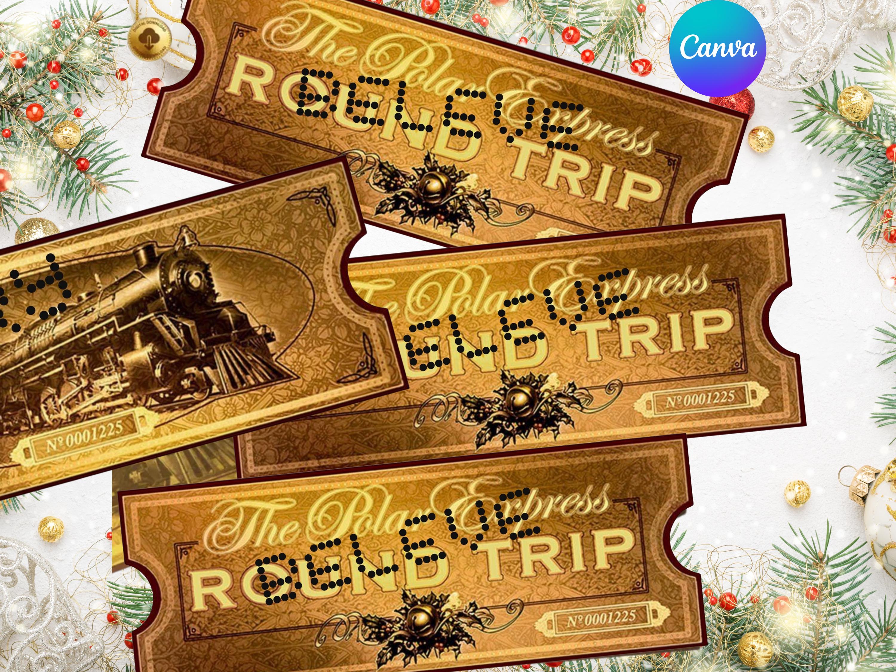 Personalised Polar Express Ticket - Etsy