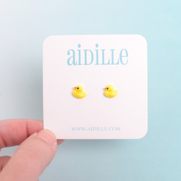 Rubber Duck Earrings Etsy