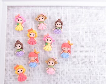 Little Princess Push Pins, Assorted Girly Thumb Tacks, Resin Girls Room Corkboard Pins