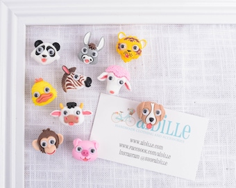 Googly Eye Animal Thumb Tacks: Kawaii Corkboard Push Pins
