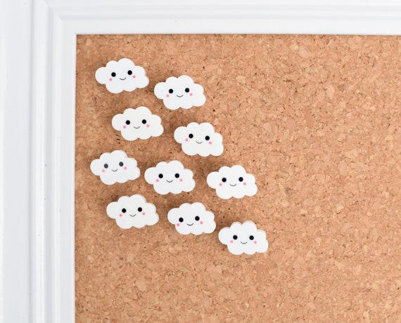 Thumb Tacks, Push Pins Decorative for Cork Board, Cute Push Pins