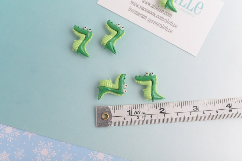 Alligator Ruler Little Alligator Magnets, Boys Locker Magnets, Crocodile Refrigerator ...