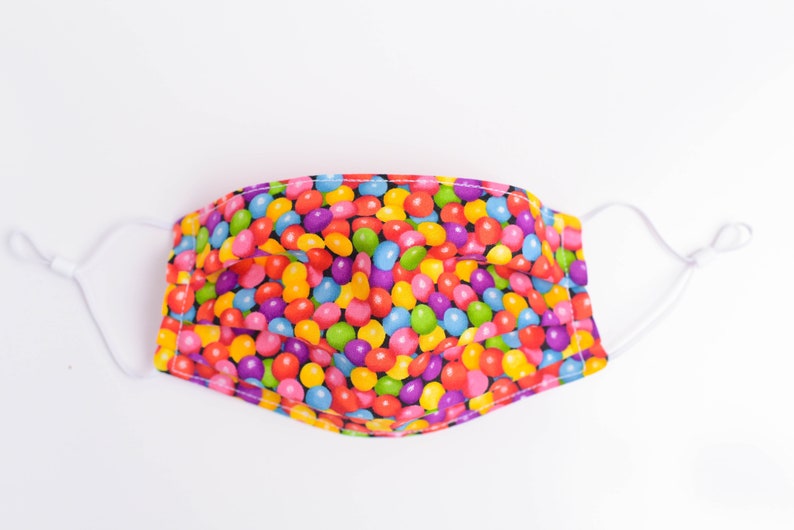 Bubble Gum Face Mask / Colorful Gumball Cloth Mask / Choose Etsy