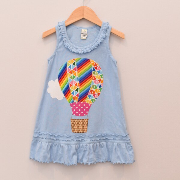 Clementina Hot Air Balloons Animals Girl Dress