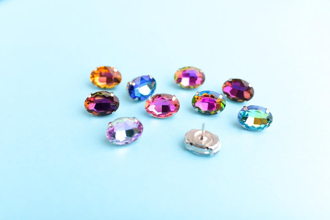 Assorted Sparkly Gem Push Pins, Bling for Home or Work Office ...