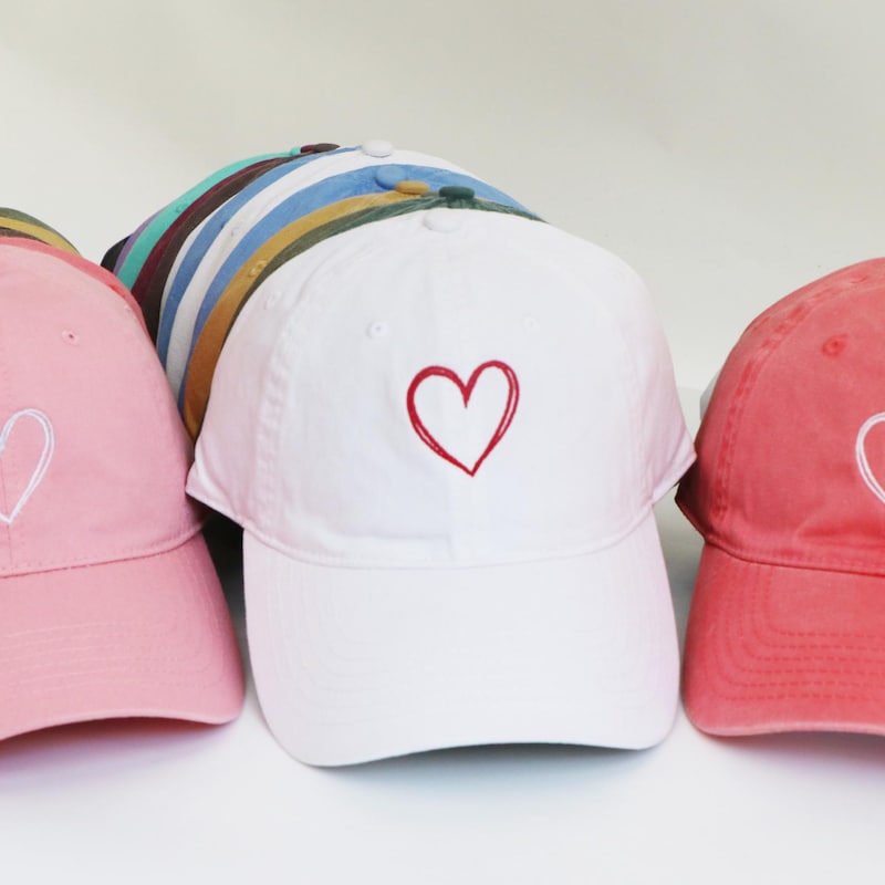 Heart Baseball Cap - Etsy