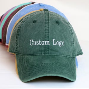 Embroidered Hat Personalized Dad Cap Embroidery Logo baseball hat Bachelorette hats Custom caps Sorority hat Unisex Baseball Cap Custom hat